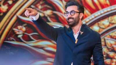 Ranbir Kapoor wears a navy blue Bandhgala worth Rs 95,000 for ‘Ramayana’ event in Hyderabad with an emerald eagle brooch stealing the spotlight - Exclusive