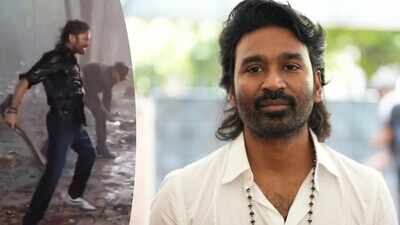 Dhanush injures his hand while shooting for intense axe fight sequence for 'OM' but continues to shoot until the scene is complete, wins praise for dedication- Watch VIRAL video