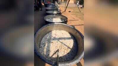 Feast of faith: Cuttack bids adieu to Durga with soothing ‘dahi pakhala’