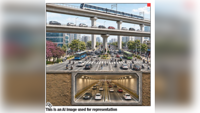 Deadlock holds up double-decker flyover-metro at Bakhtawar Chowk in Gurgaon
