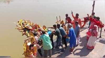 Devotees gather on both sides of Kushiyara: A river, two countries & one festive farewell