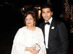 Karan Johar with mother Hiroo