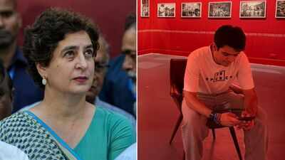 'Stand for what's true': Priyanka Gandhi's emotional message for son after over 70 images removed from exhibition