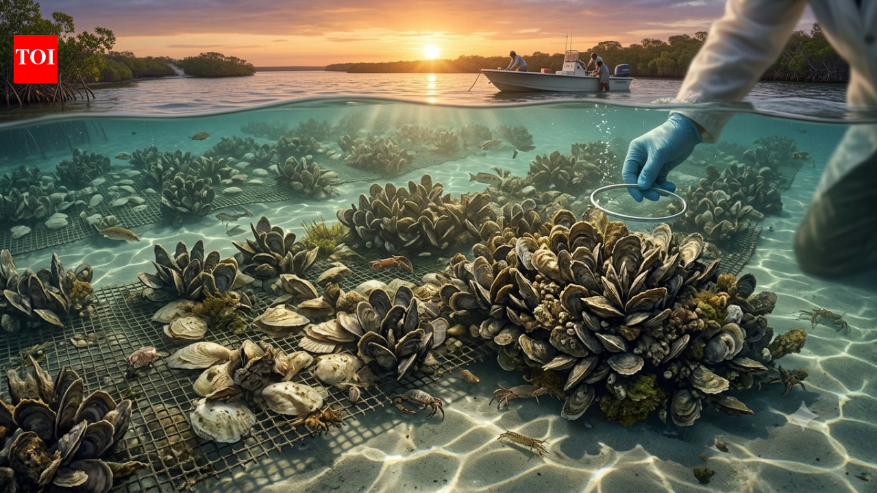 Florida researchers restore Mosquito Lagoon reefs with recycled oyster shells
