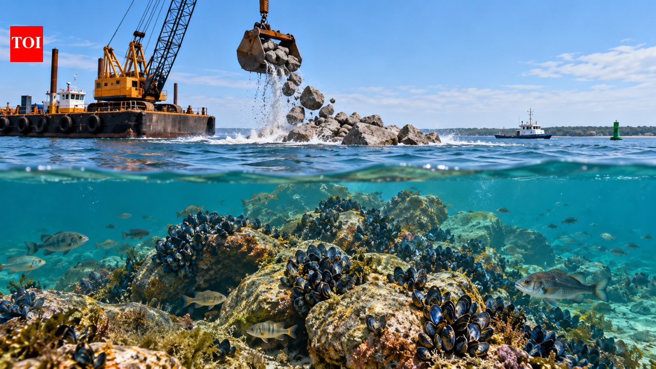 Delaware turned 990,000 tons of excavated rock into artificial reefs in 2018