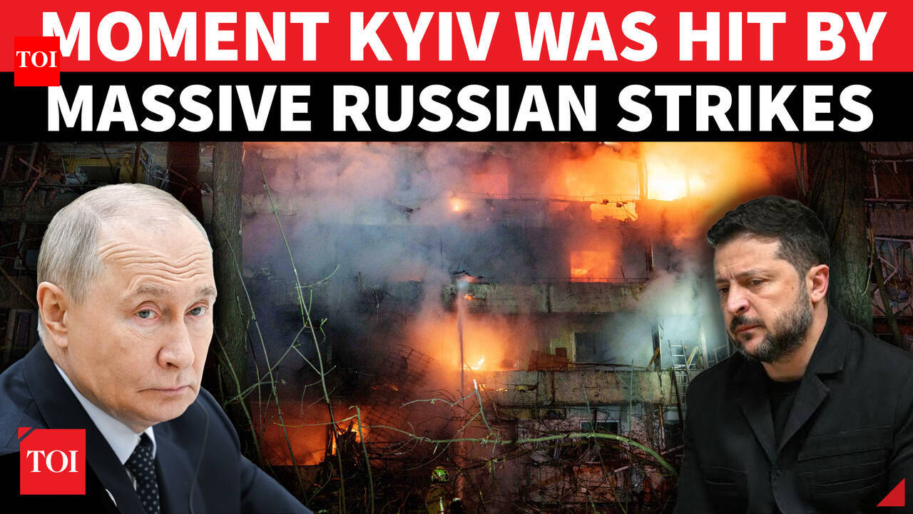 Kyiv Explosion Caught On Camera: Russian Missile Barrage Injures 15 ...