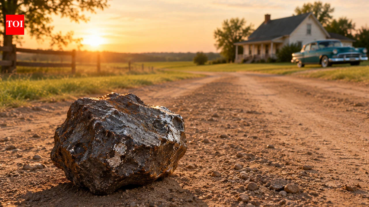 In 1954, an Alabama farmer found a piece of a meteorite on a dirt road ...
