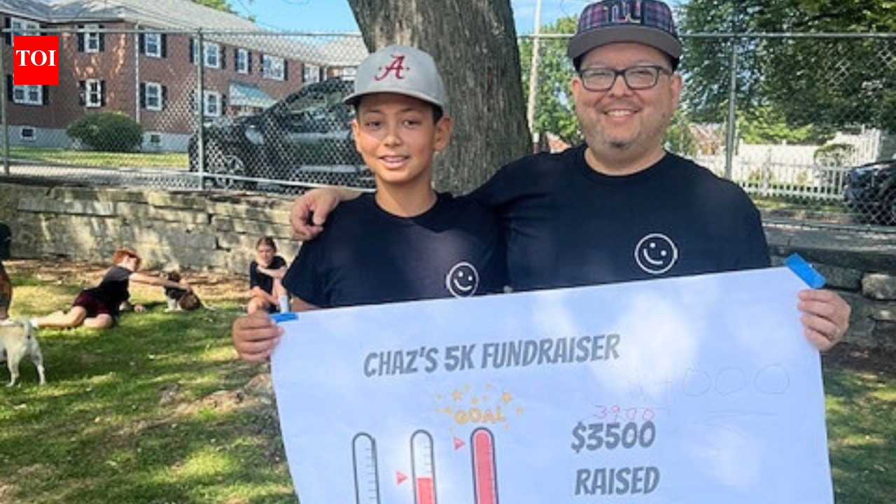 Meet Chaz, 13, who raised $4,000 for charity despite a herniated disc