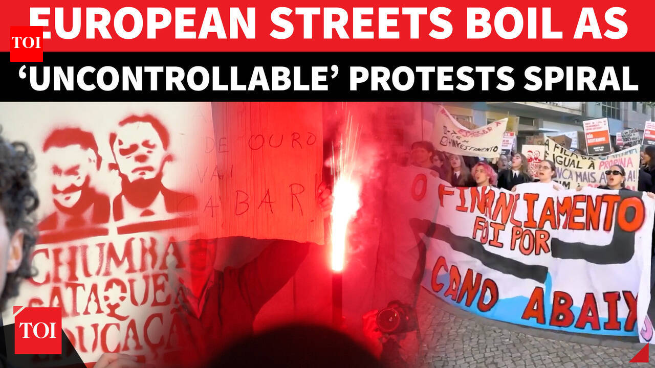 EUROPE PROTEST WAVE GROWS: Thousands Of Portugal Students Flood Streets ...