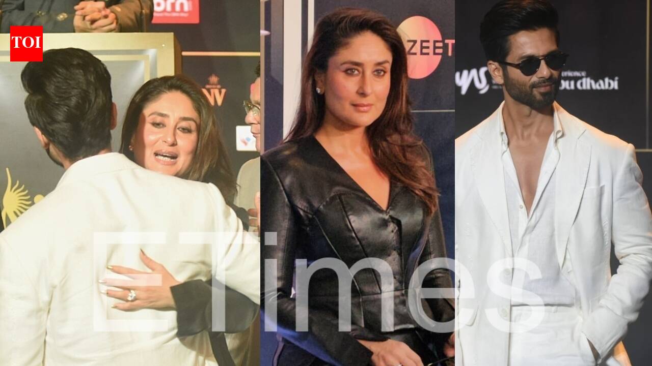 Kareena Kapoor Khan, Shahid Kapoor break the internet again as they hug at an event, netizens can't get over this 'Jab We Met' reunion: 'They should do a movie together'