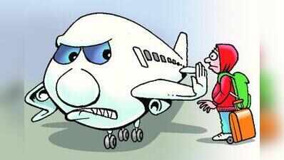 Flyers protest at Kolkata airport after 6-hr flight delay