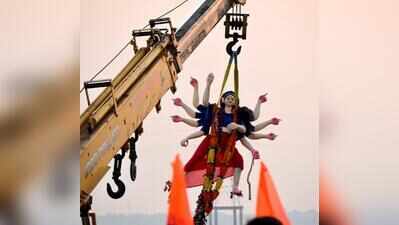 Cuttack witnesses grand, eco-friendly Durga immersion