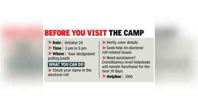 Check your vote: Spl booth camps tomorrow