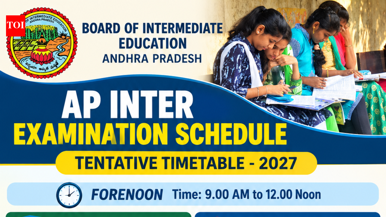 AP Inter first-year exams from Feb 24, second-year from Feb 25