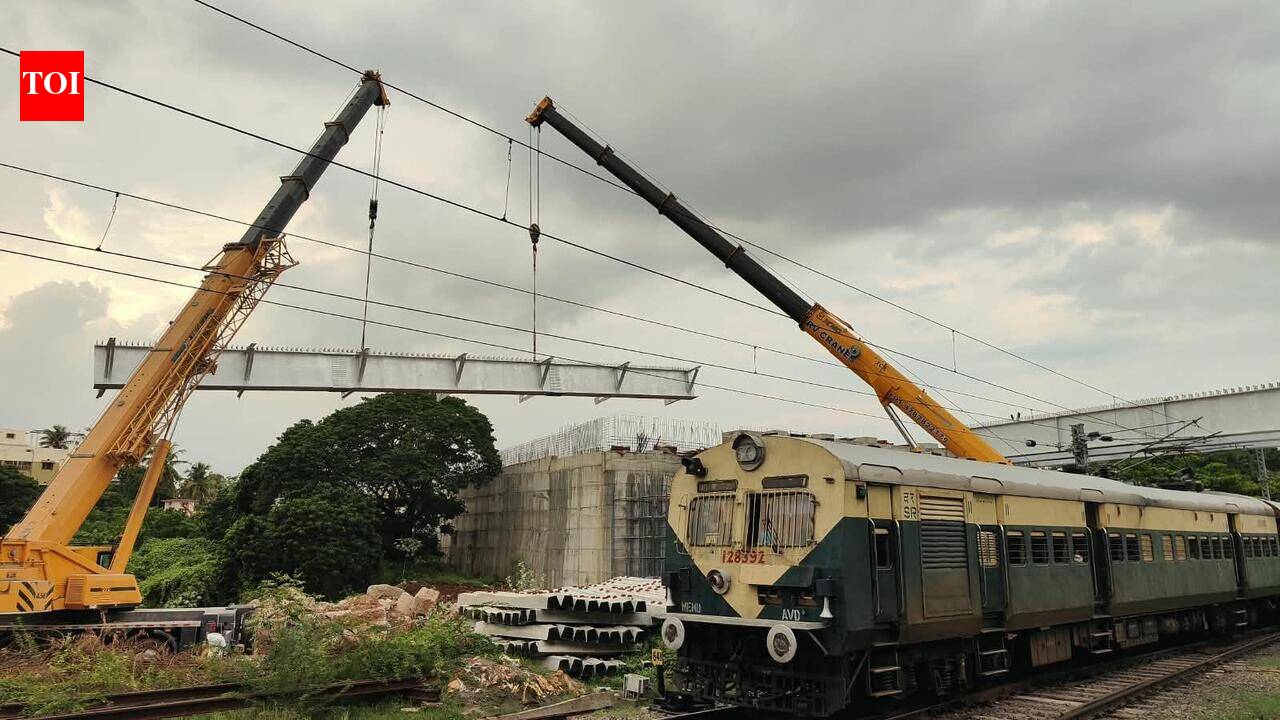 Railways begins placing girders at Maris RoB, to complete work by Nov 30