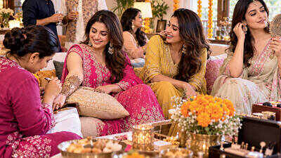 Game nights, music and shringar: Delhi’s packed Karva Chauth parties