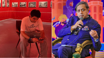 'Disgrace at so many levels': Shashi Tharoor reacts to removal of Raihan Vadra's photos from exhibition