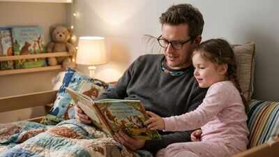 Psychology says parents who read bedtime stories every night may be building more than a love of books, language skills and healthy routines