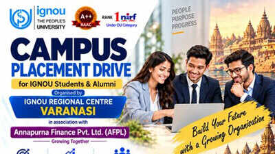 IGNOU placement drive on October 26: Check Field Credit Officer eligibility, salary and venue