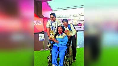 Gr Noida para-athlete defies spinal pain, competes wearing neck brace