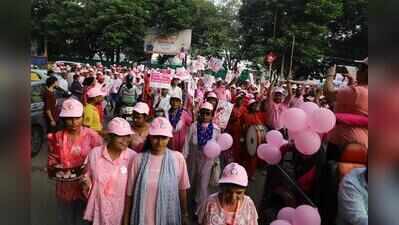 Pink Walk in Patna: Women urged to watch for early signs of breast cancer