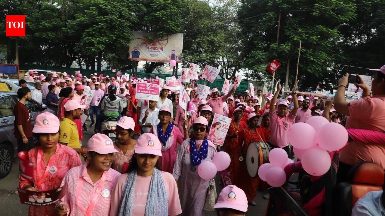 Pink Walk in Patna: Women urged to watch for early signs of breast cancer