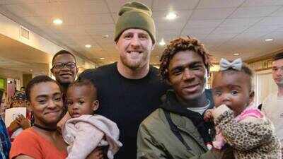 In 2017, J.J. Watt donated $100,000 to Hurricane Harvey relief, launching a fundraiser that raised $41.6 million to help Texas flood victims rebuild over 600 homes and restore more than 420 childcare centres
