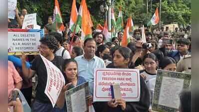 Tiranga wave in Bengaluru as citizens defy barriers to rally against SIR