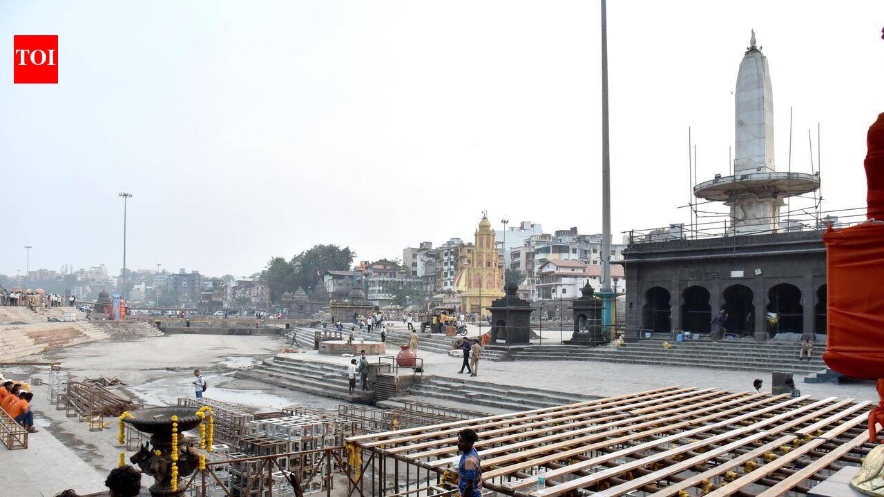 Preparations at Ramkund in full swing for Oct 31 Dhwajarohan
