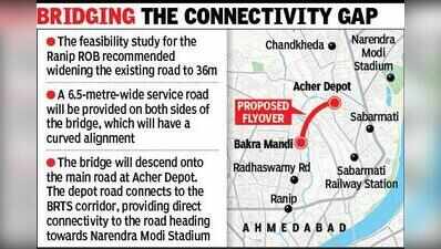 1.5km bridge to offer smoother link to Narendra Modi Stadium in Ahmedabad