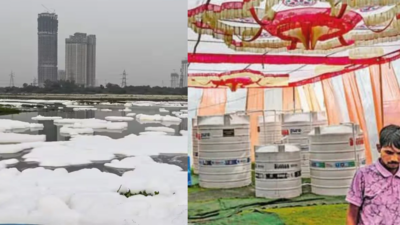 As foam builds up in Yamuna, questions raised over how work was allotted