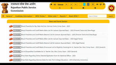 RPSC 2nd Grade Sanskrit Result 2026 released; 1,426 candidates shortlisted for eligibility verification: Check complete details here