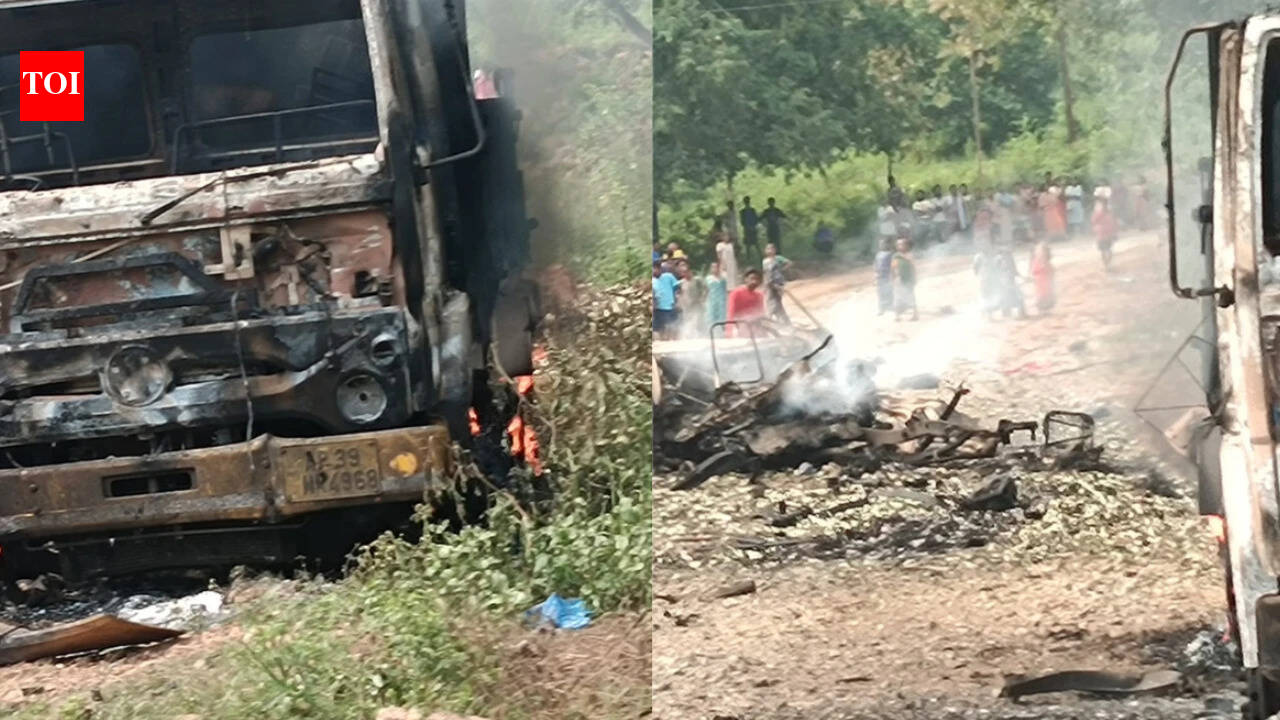 Teacher heading to school, 3 workers among 5 killed as gelatin sticks explode during road work in Andhra Pradesh