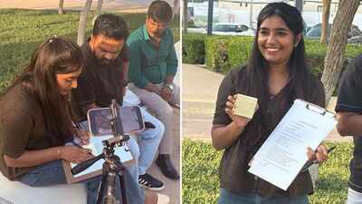 A creator in the UAE fitted 150 words onto one sticky note, and her ...