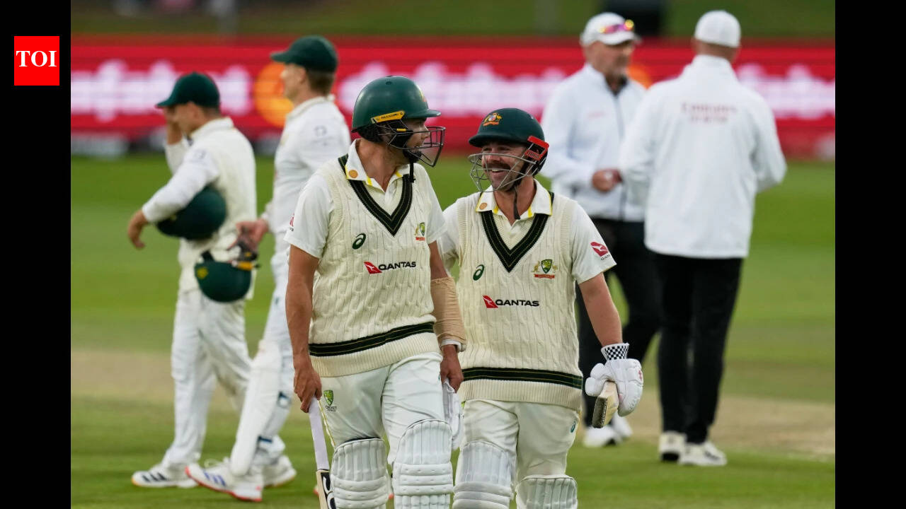 Travis Head of Australia during a Test match