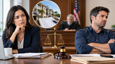 After 12 years of marriage and a 13-day divorce trial, a Florida judge ordered a husband to pay his former wife $50,000 in legal fees over withheld rental-property records; an appeals court upheld the sanction but questioned the amount
