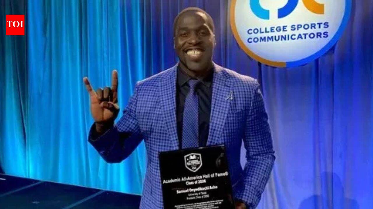 In 1989, NFL star Sam Acho’s family began a medical mission in Nigeria; years later, his two Walter Payton NFL Man of the Year nominations brought $100,000 toward a permanent hospital