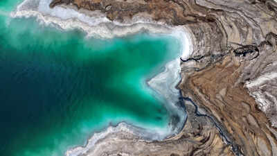 Four feet a year: How the Dead Sea is running out of water
