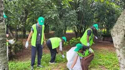 Students lead park clean-up drives across Bengaluru
