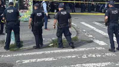 4 people stabbed at New York home; woman shot by cops after charging at officers with knife
