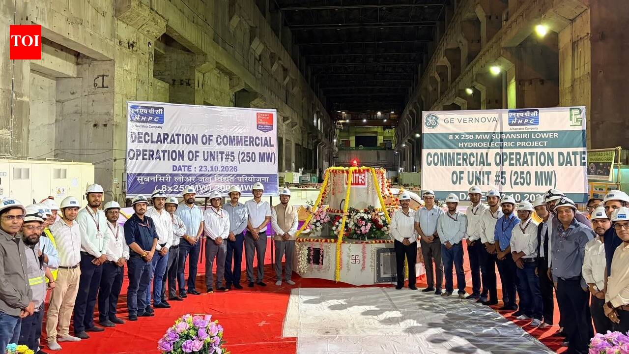 Subansiri Lower hydel project’s fifth unit begins commercial operation ...