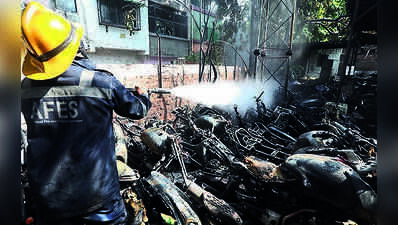 Ahmedabad: Fire at Danilimda police station damages over 35 vehicles