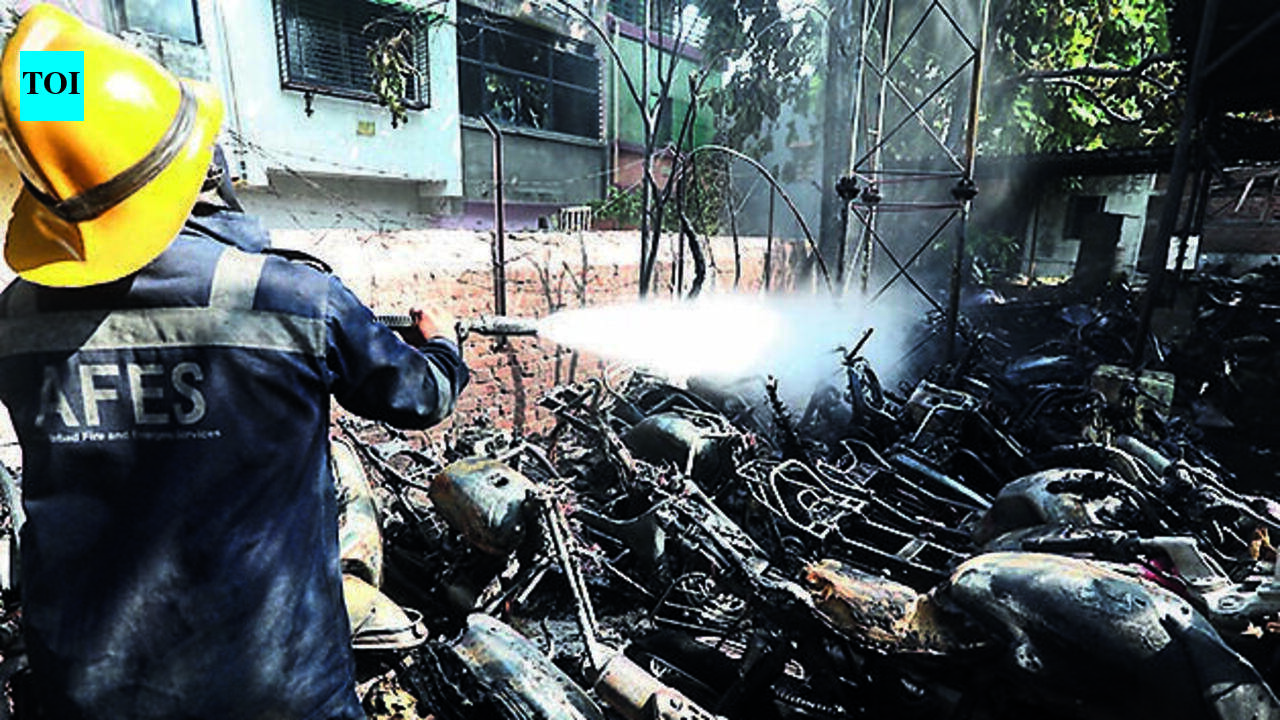 Ahmedabad: Fire at Danilimda police station damages over 35 vehicles