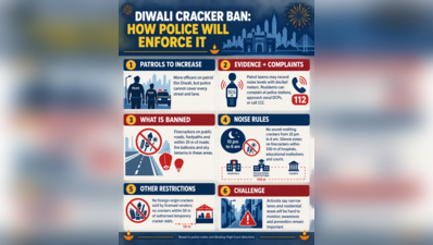 Police to rely on patrolling, public complaints to enforce firecracker ban on roads & footpaths