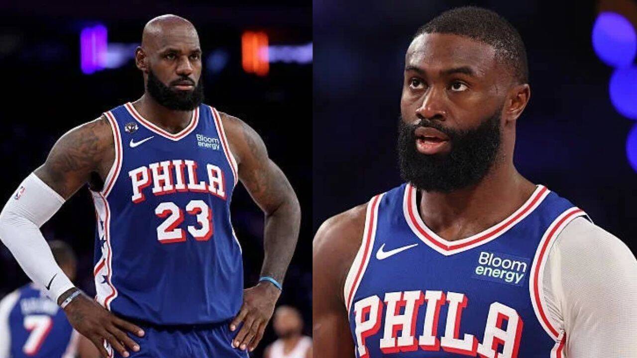 Photo: timesofindia.indiatimes.com Jaylen Brown and Embiid Lead LeBron James-Less Sixers Past Bucks