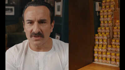 Saif Ali Khan finally gets his missing Gowardhan ghee, and says 'Hum Gowardhan ghee ke baare mein baat nahi karenge. All right?' But the internet can&rsquo;t keep calm!