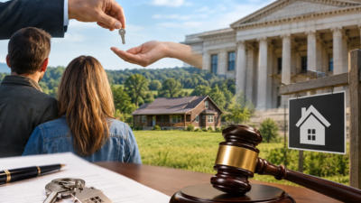 A Kentucky couple transferred land assessed at $210,000 to their own company for just $1 after a debt dispute; an October 23 appeals court upheld an order allowing the property to be sold to satisfy a $177,668 judgment