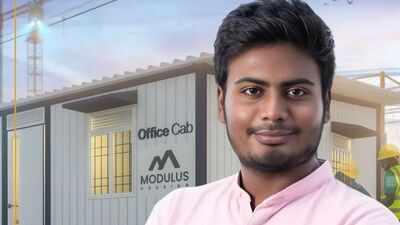IIT Madras graduate Shreeram Gobinath and his co-founders turned a model they built in a hostel room into Modulus Housing, which has now made more than 1,500 foldable buildings that travel to remote parts of India