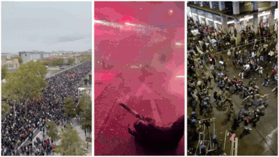 Europe Spring? Protests engulf continent as people take to streets in France, Albania, Italy, Spain, Portugal
