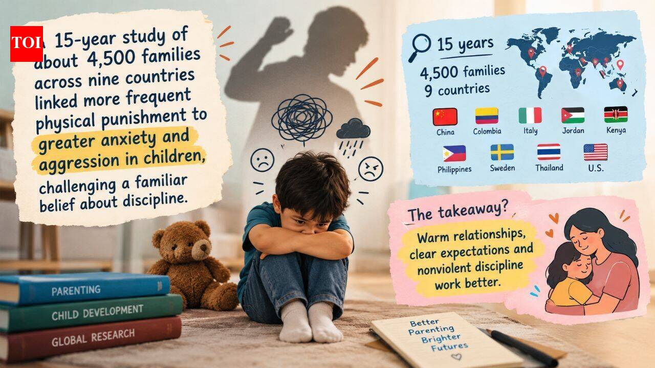 Nine-country study links spanking to more anxiety and aggression in kids